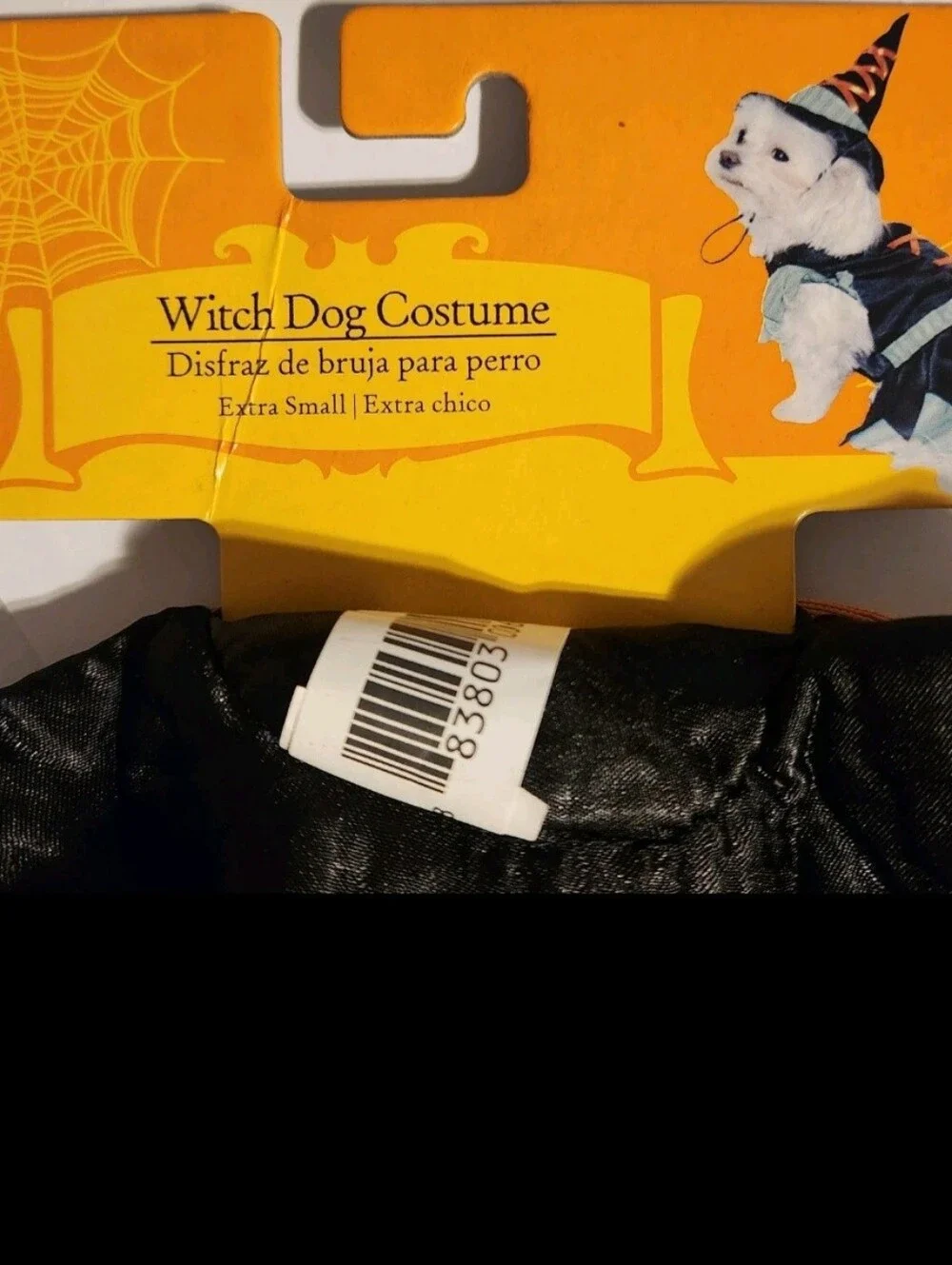 Dog/Pet Witch Halloween Costume Hat & Outfit Sz. XS X-small 9-11
